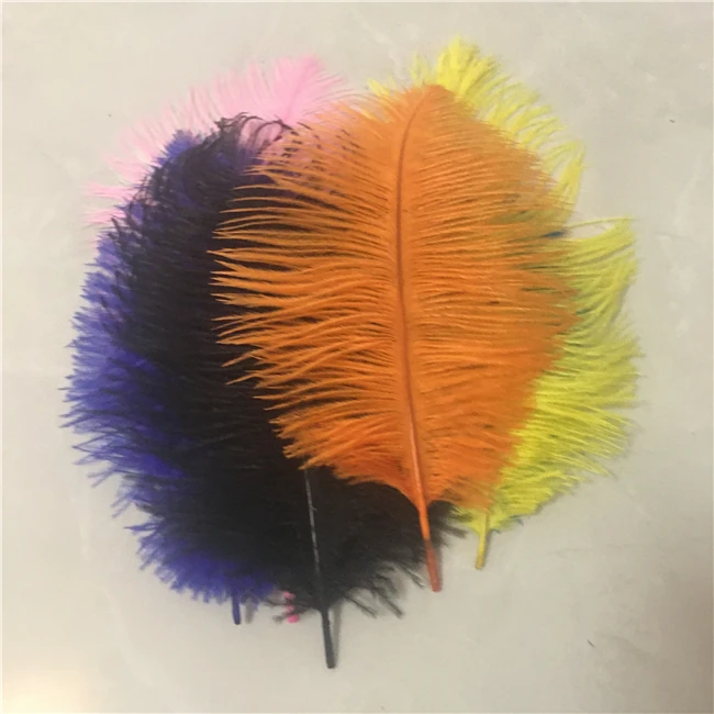 Pink blue White decorative Large Ostrich Feathers Plume