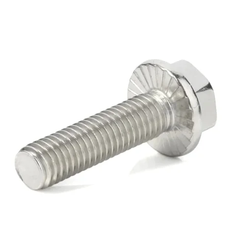 Corrosion resistant gr2 Gr5 titanium bolts din6921 titanium flange hex bolt m6