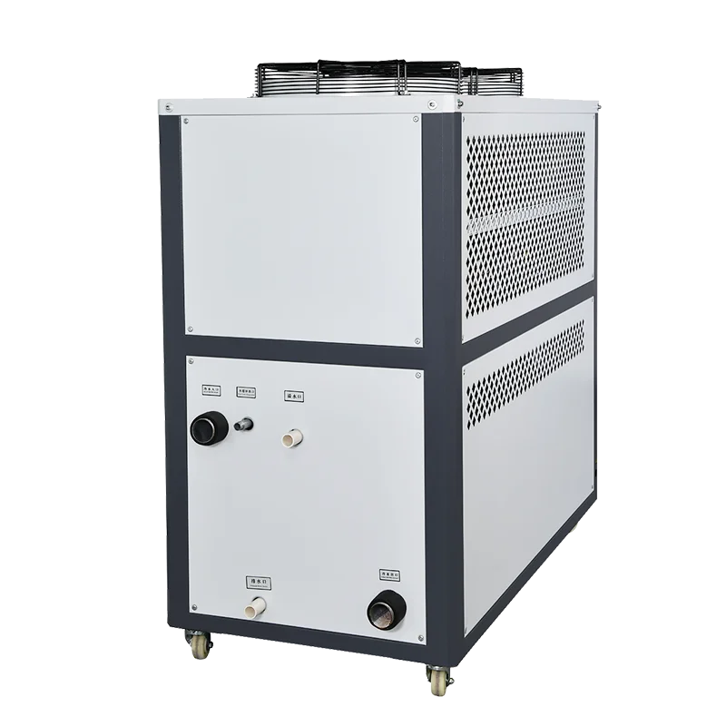 Auto  industrial Air water cooled chiller chiller for plastic machines 5HP mini air chiller