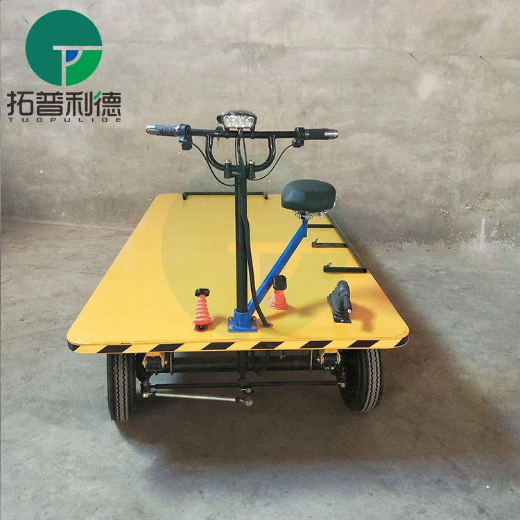 Good quality self propelled electrical battery platform cart