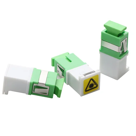 FTTH optical fiber SC APC SM OS2 UPC PC   Duplex MM  OM3  OM4  Adapter with clip  flange coupler