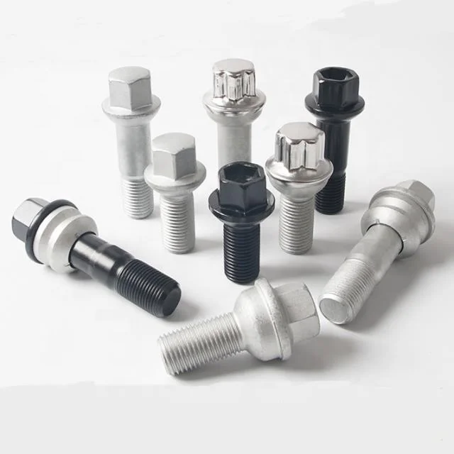 R14 ball  Seat Dacromet Wheel Lug Bolts /Original 17 Hex