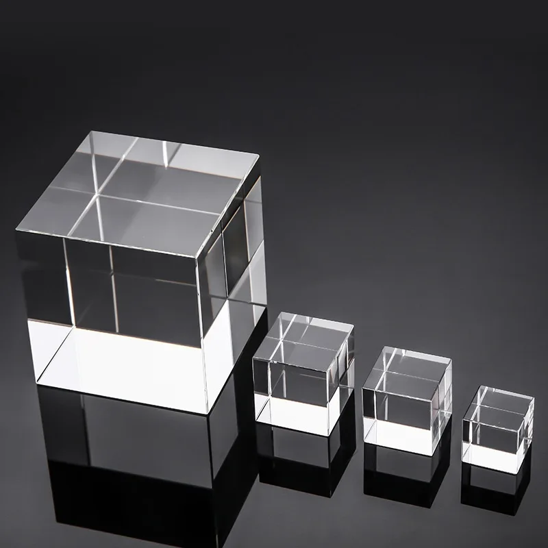 Оптовая Продажа с фабрики K9 высокое качество чистый твердый кристалл кубик 3d лазерная гравировка для подарков