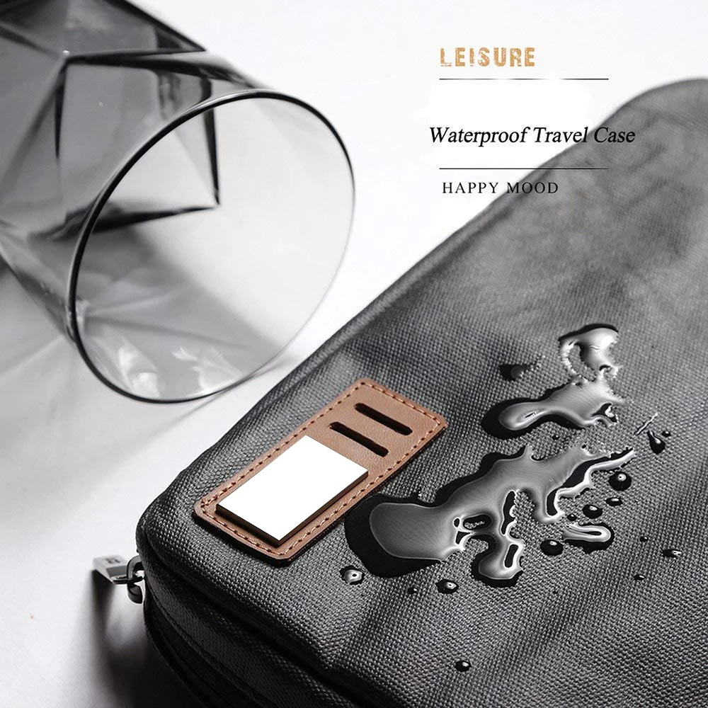  Universal Cable Organizer Electronics Accessories Case Waterproof Travel Carrying Bag for Power