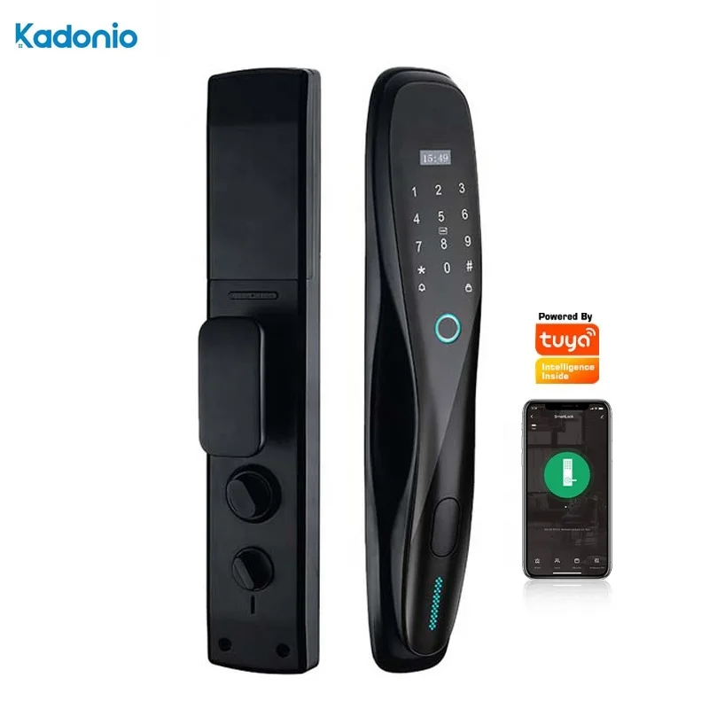 Kadonio Keyless Door Lock Password Biometric Security Card Fingerprint Unlock Smart Open