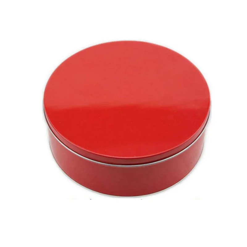 Manufacturers round food tinplate metal moon cake tin box cookie gift tin box