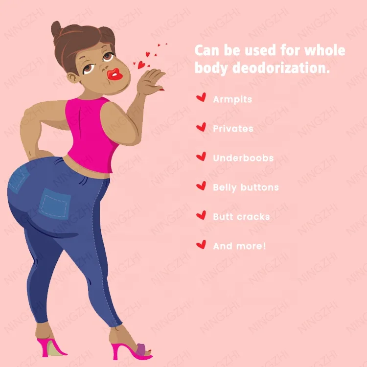 Custom logo Anti sweat Cruelty Free Deodorant Stick For Women Booty Deodorant