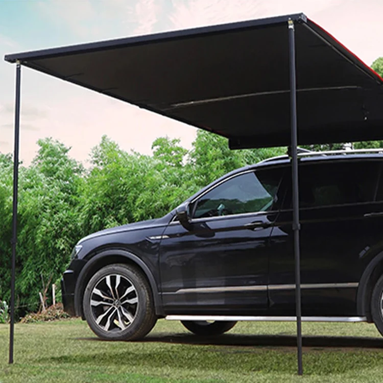 Heavy Duty Outdoor Camping Vehicle Awning Rooftop Retractable 4wd 4x4 Car Side Awning for Jeep/SUV/Truck/Van