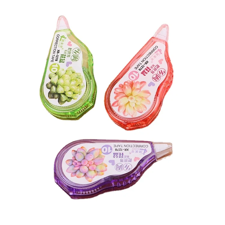 Factory directly sale cheap white correction tape change tape cute correction fluid for student