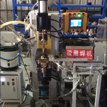 Spot welding machine for screw nut welding production line use, 50KVA projection welding facility for iron and stainless steel