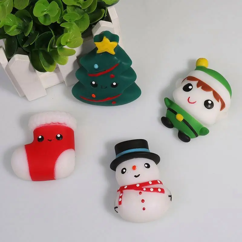 tree Christmas Squishy Toys Antistress Ball Squeeze Mochi Rising Toys Abreact Soft Sticky Squishy Funny Gift Stress Relief Toys