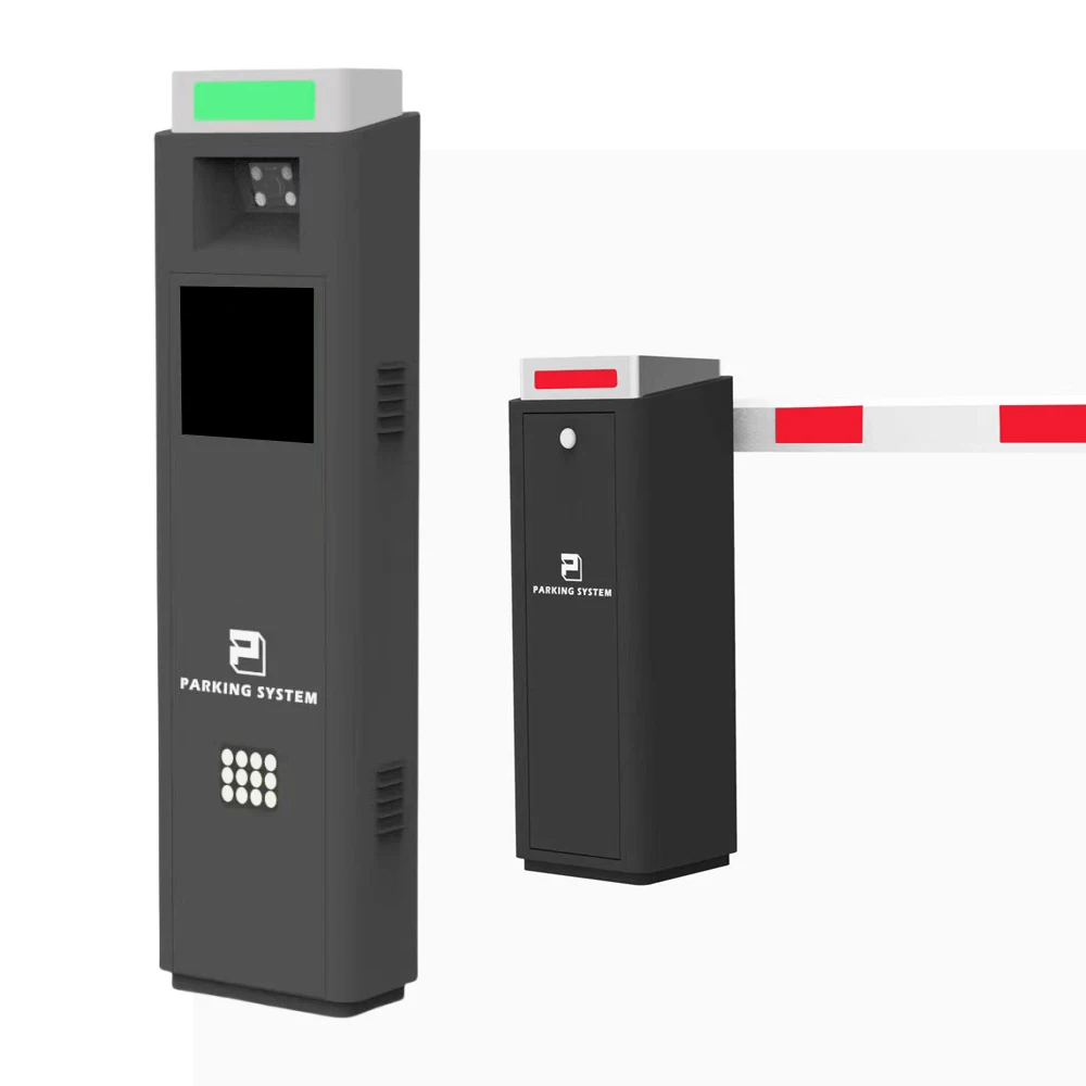 Anpr automatic smart parking access control system with software and barrier gate