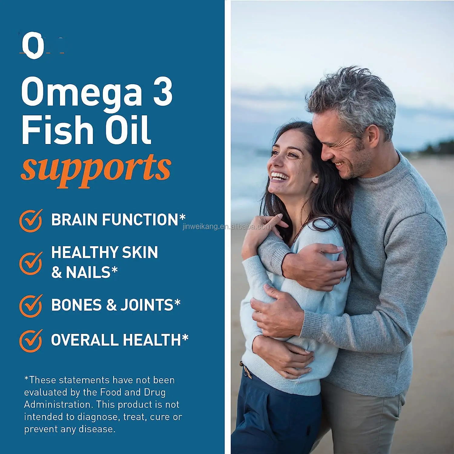 Wholesale price best quality Omega-3 Fish Oil Triple Strength Supports Brain And Heart Health Supplement fish oil omega3 capsule