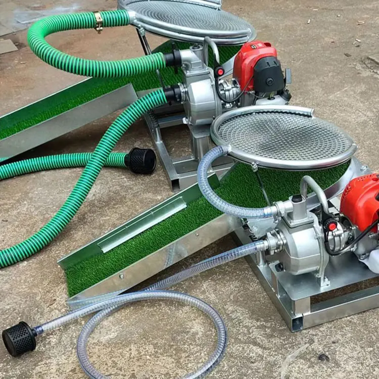 Convenient gold panning machine  small gold processing mobile sand gold machine