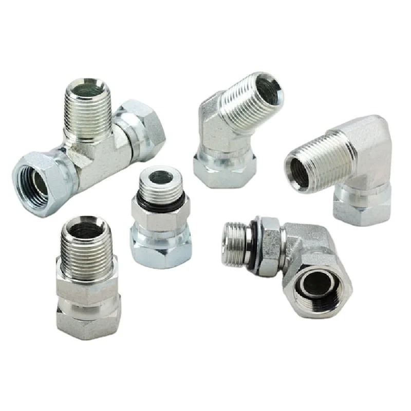 Hydraulic Adapter Carbon Steel Bsp Npt and Connections For High Pressure Hose Manufacture Hydraulic Fitting