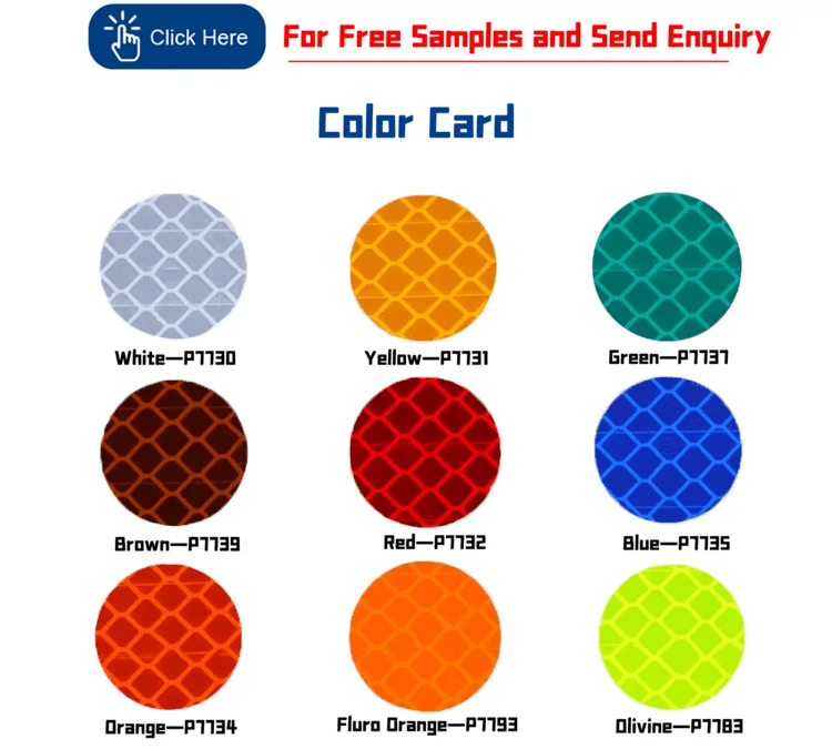 Retro-Reflective China Printable Transparent Retro PET Reflective Plastic Film Material Diamond Vinyl Sticker For Road Signs