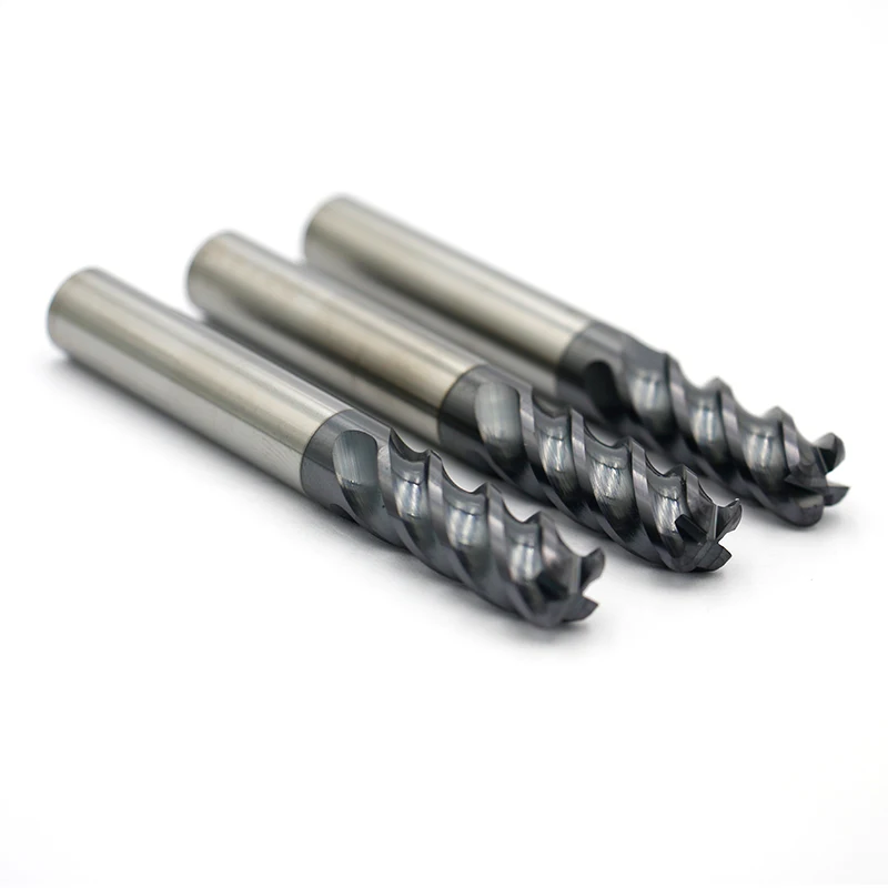 Flute Flat Square Metal Cutting Tools End Mill Fresa For Stainless Steel High Hardness Metal Carbide End Mills