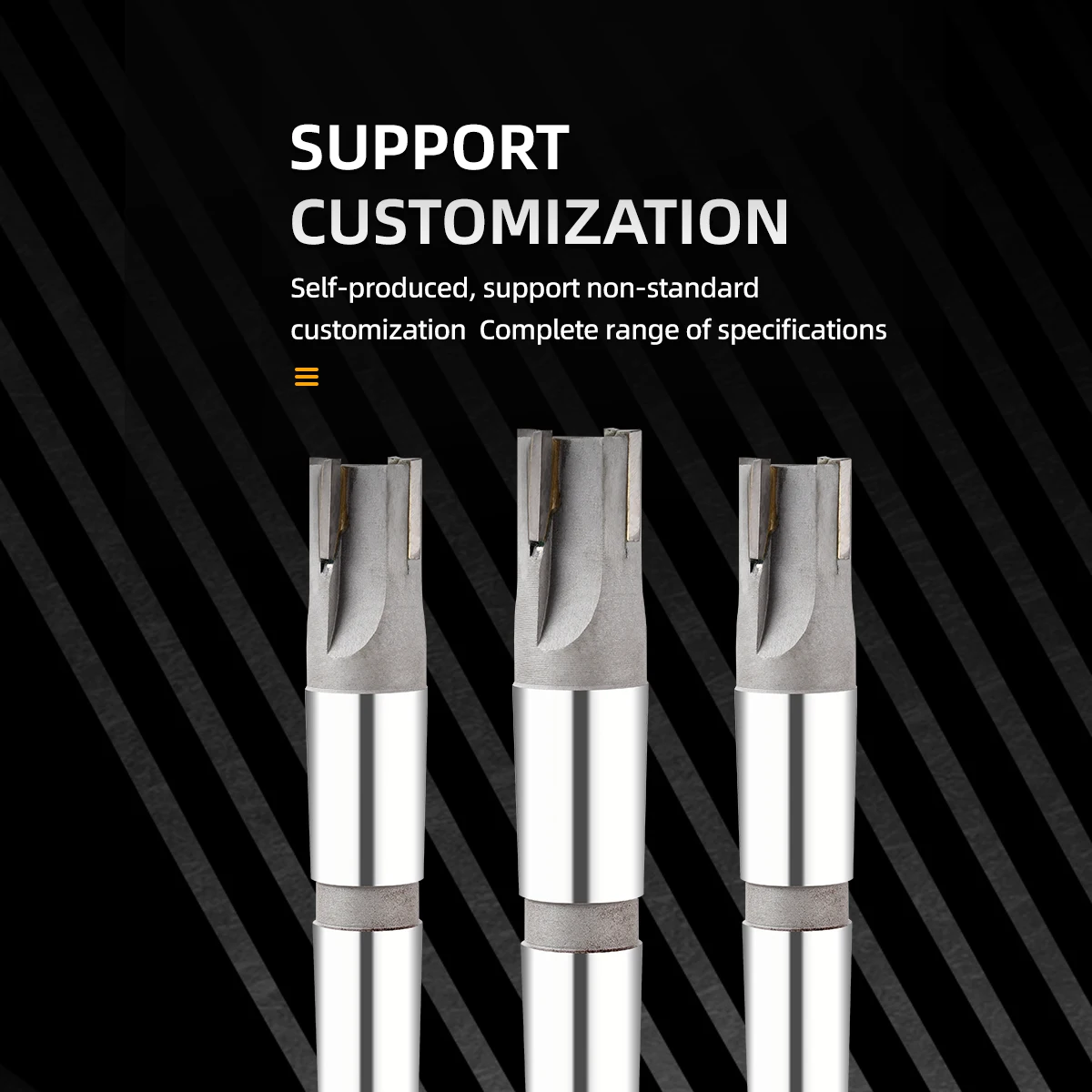 High Precision Morse Taper Shank End Milling Taper Morse Shank Welding Carbide Mill Cutter Straight edge end mill