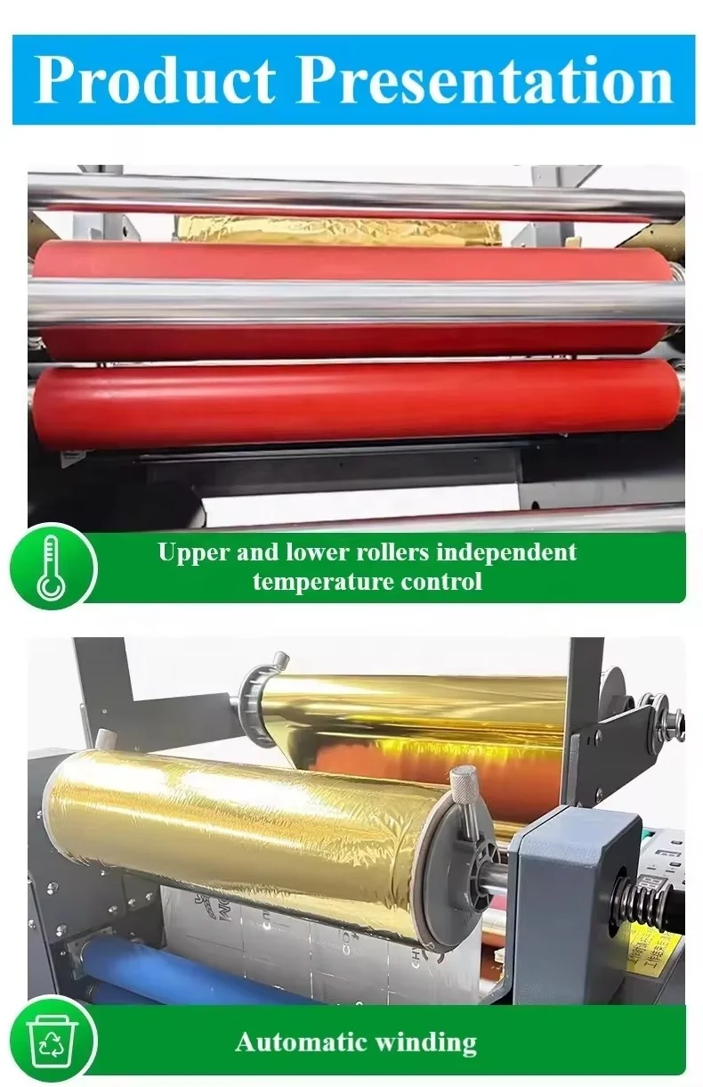 GD389 Digital Foil Hot Stamping Machine Hot Foil Film Laminating Printer Machine