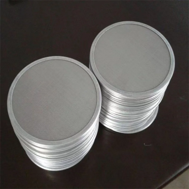 Porous 316L various sizes stainless steel wire mesh filter disc filter