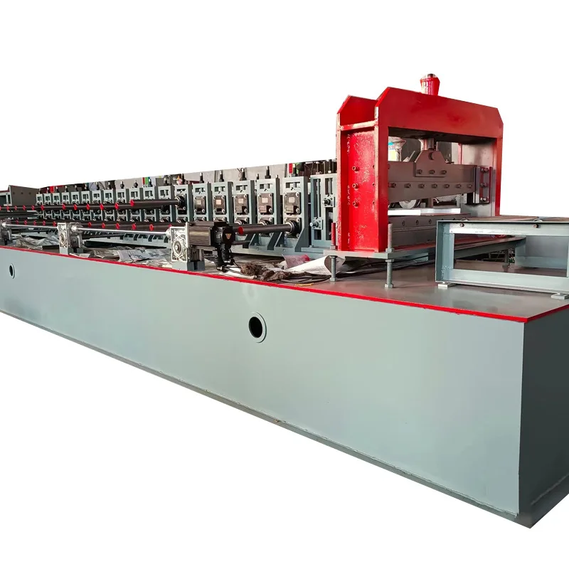 Aluminium steel metal roof trim edge roll forming machine v angle roof drip edge machine