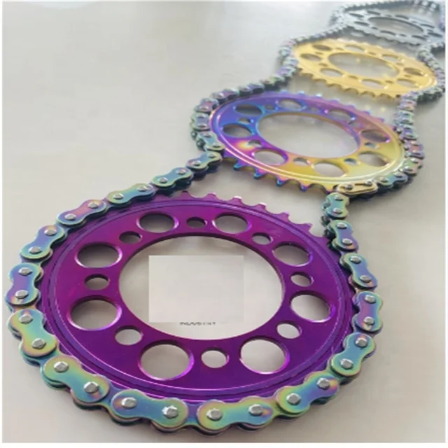 High performance motorcycle DY100 sprocket and chain kits for motorcycle  428-38T