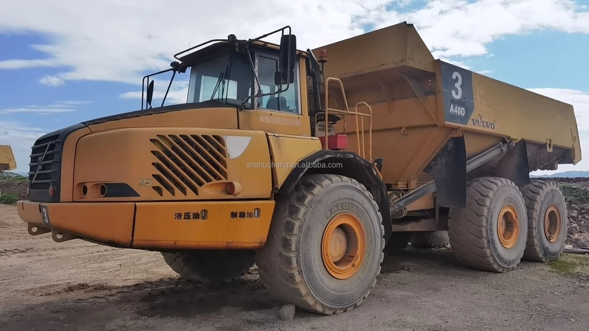 Подержанный самосвал Volvo A40D 6x6 внедорожник для землеройного оборудования