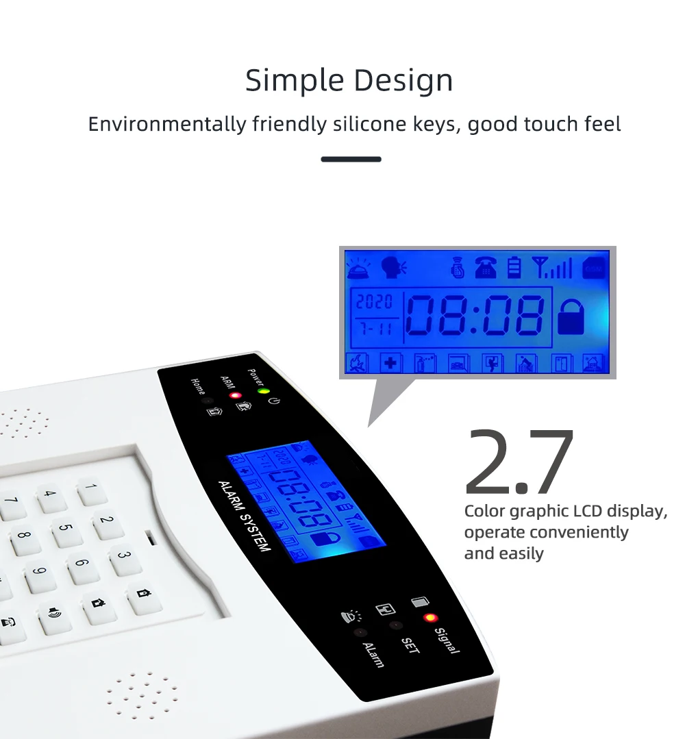 GSM Alarm Host Sound and Light Alarm Power Failure  Burglar Alarm