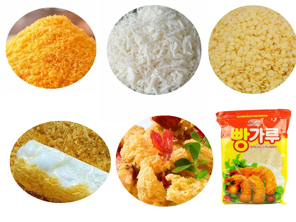 
Puff snacks extruder bread crumb panko production line food making machine 