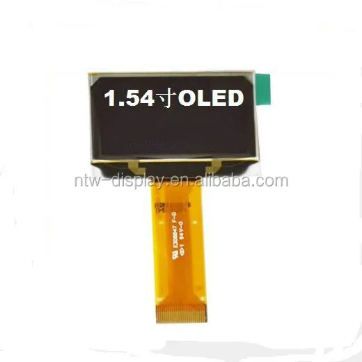 1,54 дюймов 128x64 микро oled дисплей с белыми словами