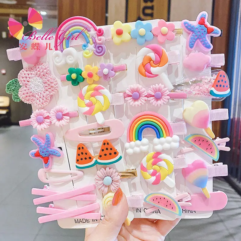 Cute Cartoon Silicone Hair Accessories Children Soft Duckbill Clip Princess Hairband Baby Safety Color Beauty Personal Care