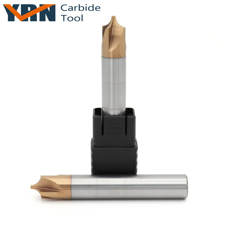 Herramientas Carbide Milling Cutter Para Corner Rounding Bit End Mill Solid High Speed Processing 45/55/60/65 Degree 5 Pieces