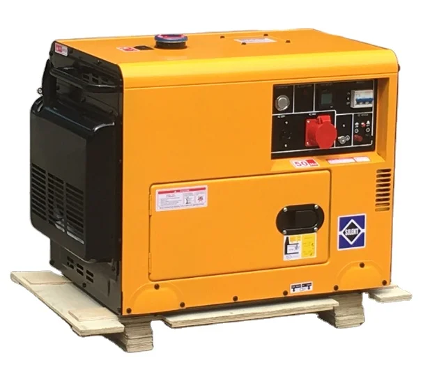 4-тактный 10kVA четырехтактный двигатель с воздушные охлаждением генератор портативный дизельный