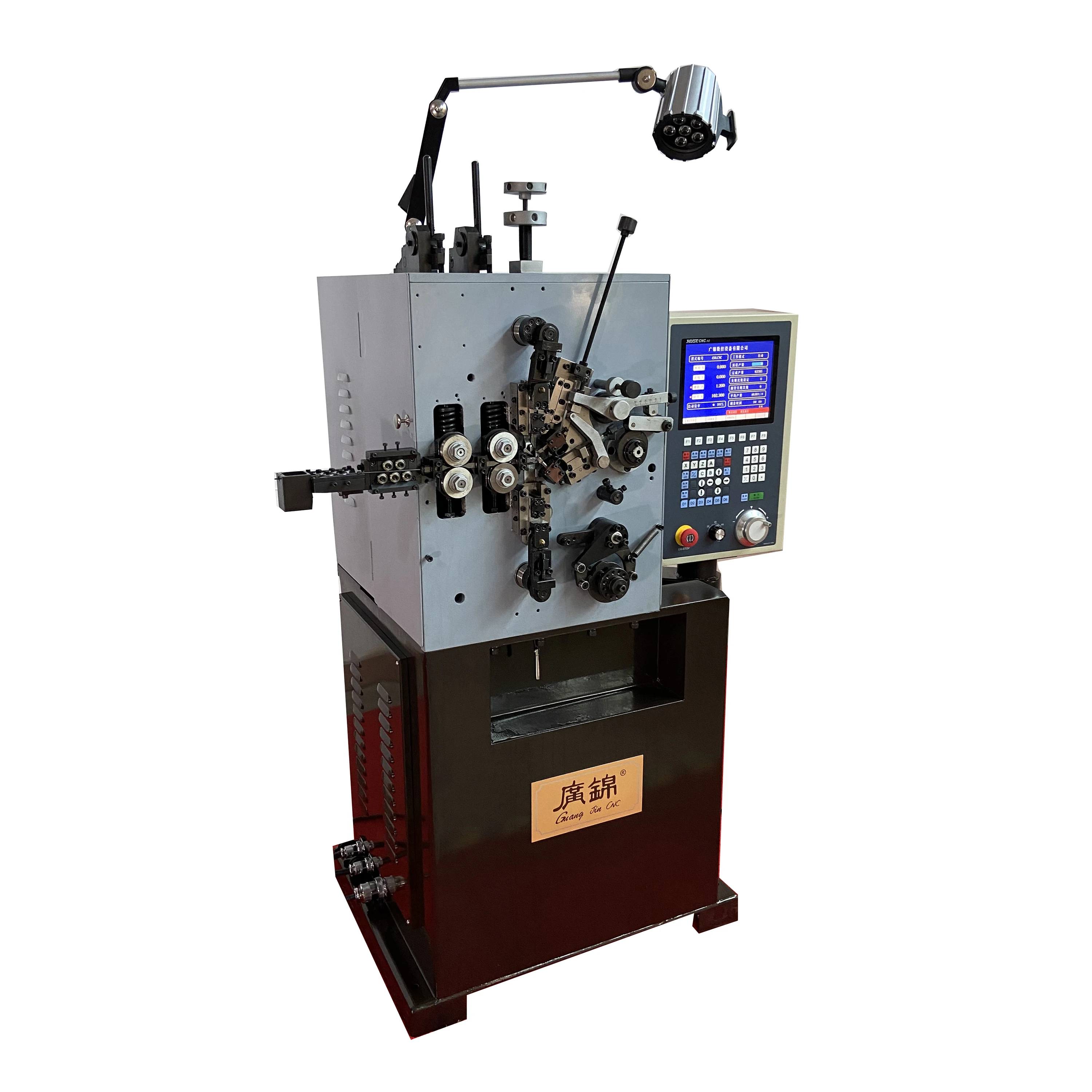 4-осевая высокоскоростная пружинная намоточная машина 2 мм катушка пружинная машина для изготовления гелевой бластерной пружины