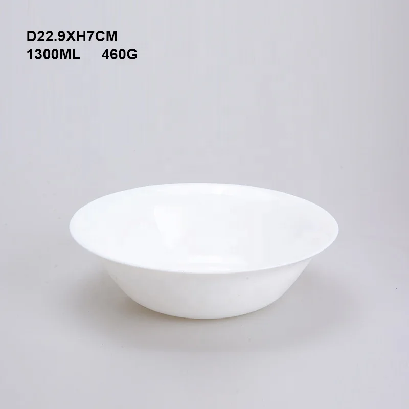 Factory cheap eco-friendly Microwave Safe round opal  glass bowls  dinnerware set