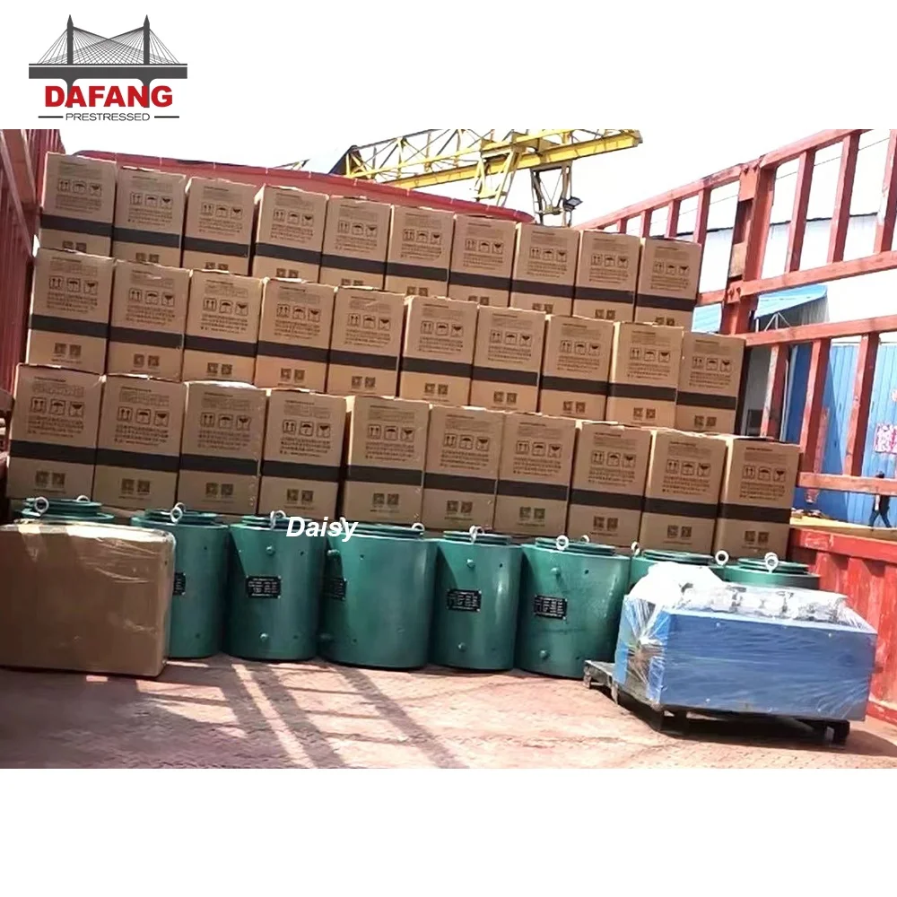 YDC Engineering Machinery 800 Ton Prestressed Hydraulic Jack 100 Ton Hollow Hydraulic Cylinder for Multi Strand Tensioning