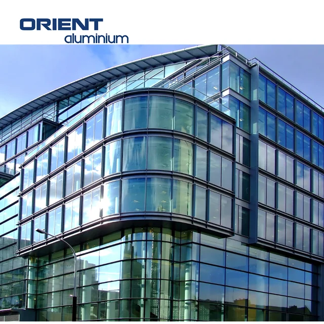 Алюминиевая панель с порошковым покрытием занавес настенный работающее окно