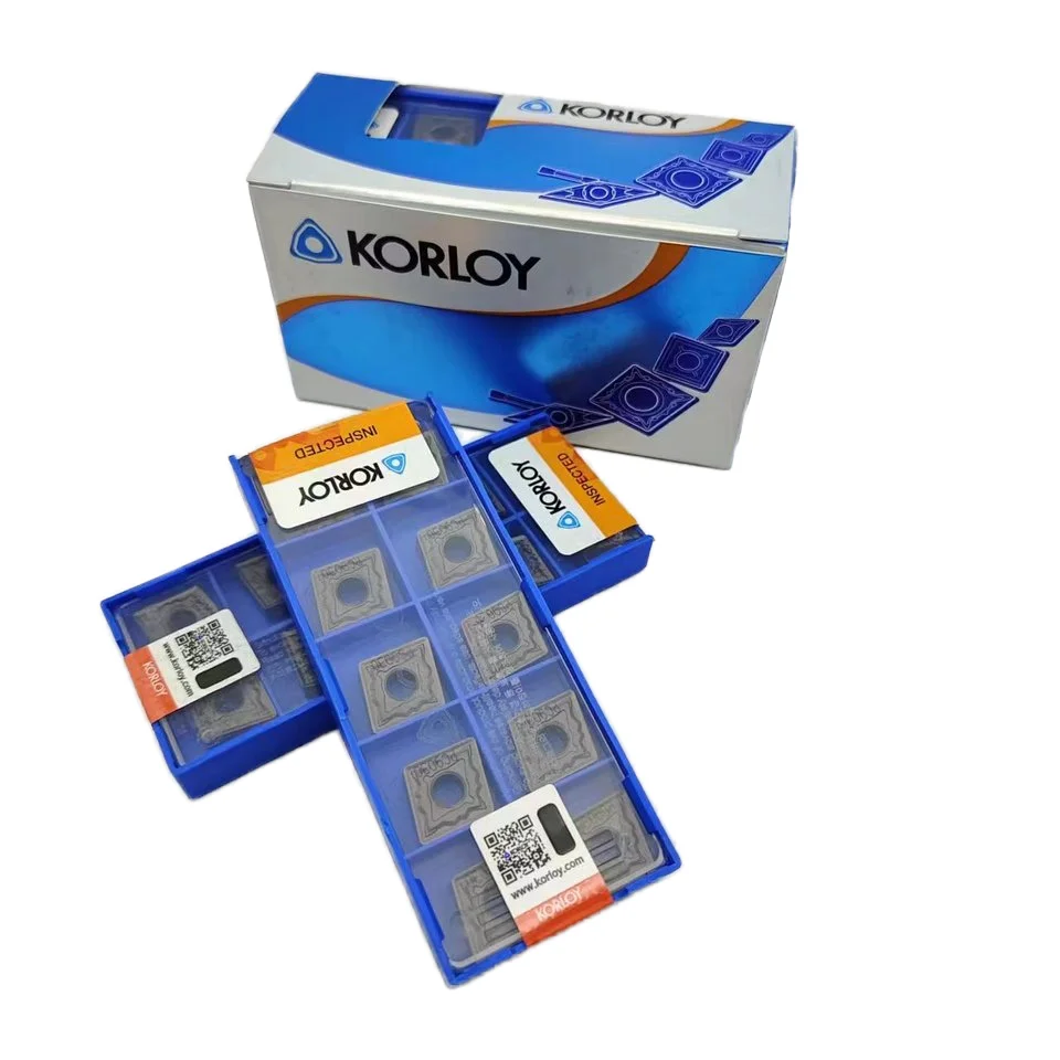 Оригинальная твердосплавная вставка Korloys CNMG120404/08/12 используется для поворота пластины токарного инструмента CNC держателя PCLNR