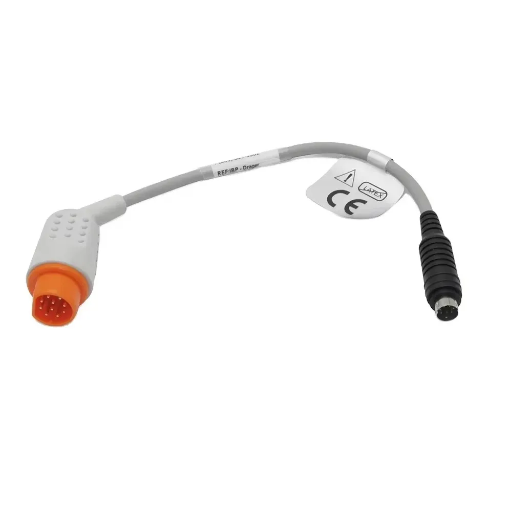 Compatible Sirecust 700 Sirecust 630 IBP Cable to mini din 6 pin transducer cable