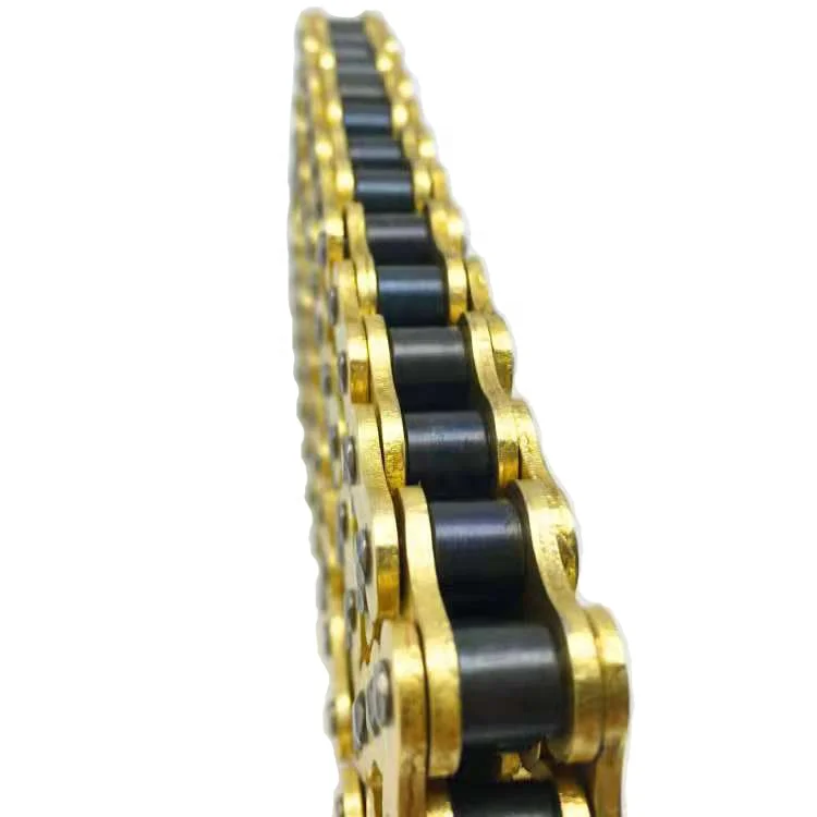 Manufacturer Wholesale cadena para moto 520 cadena para moto for bajaj pulsar 220f spare parts