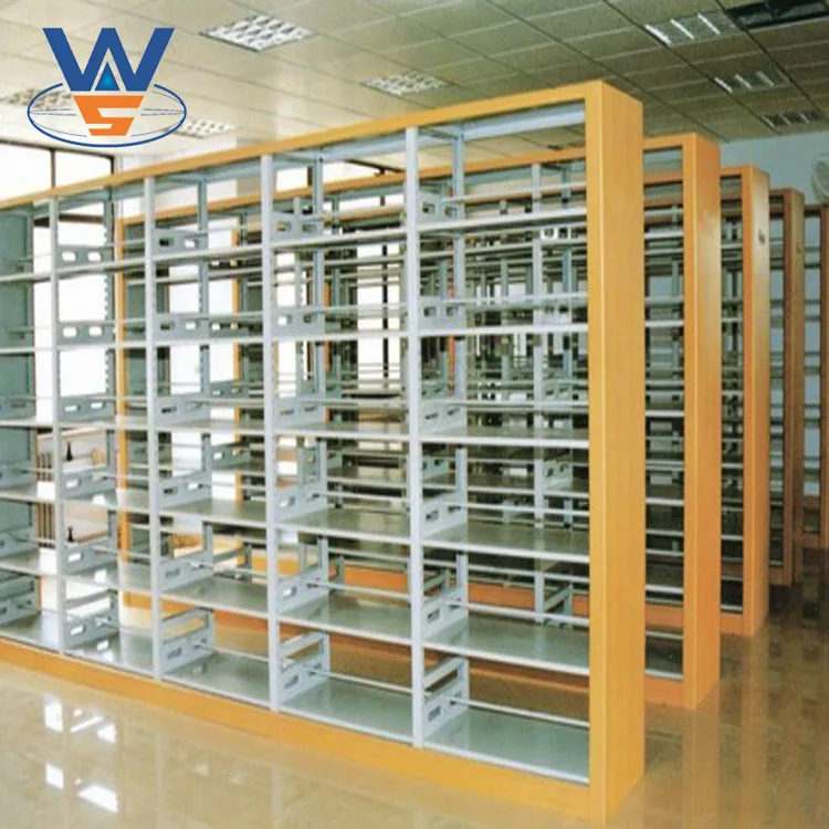 
Double Sided Metal School Library Book Shelf 