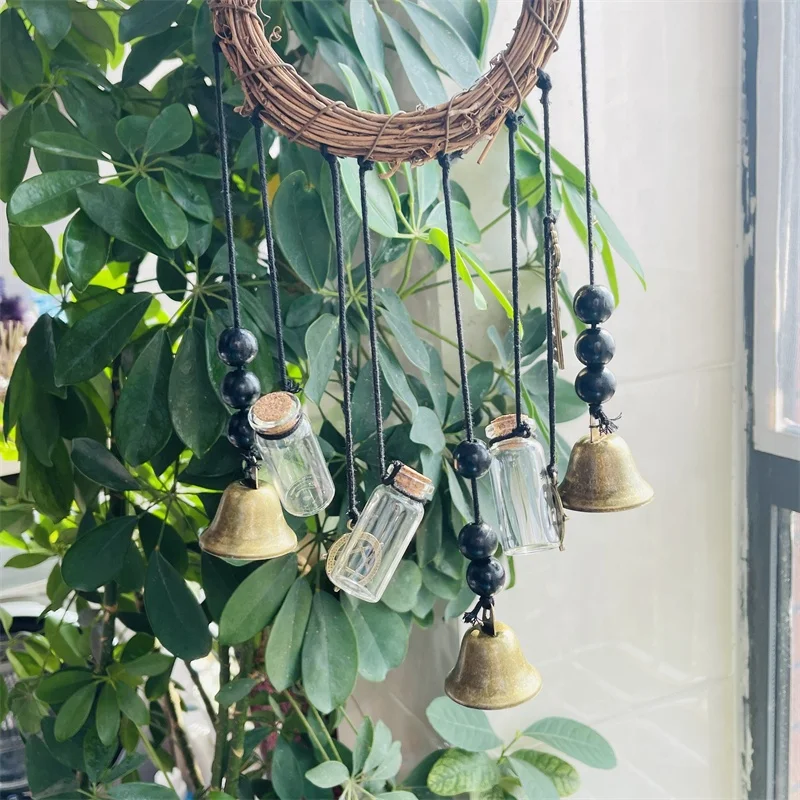 Wind chimes witches pray Witches bells for family room decoration
