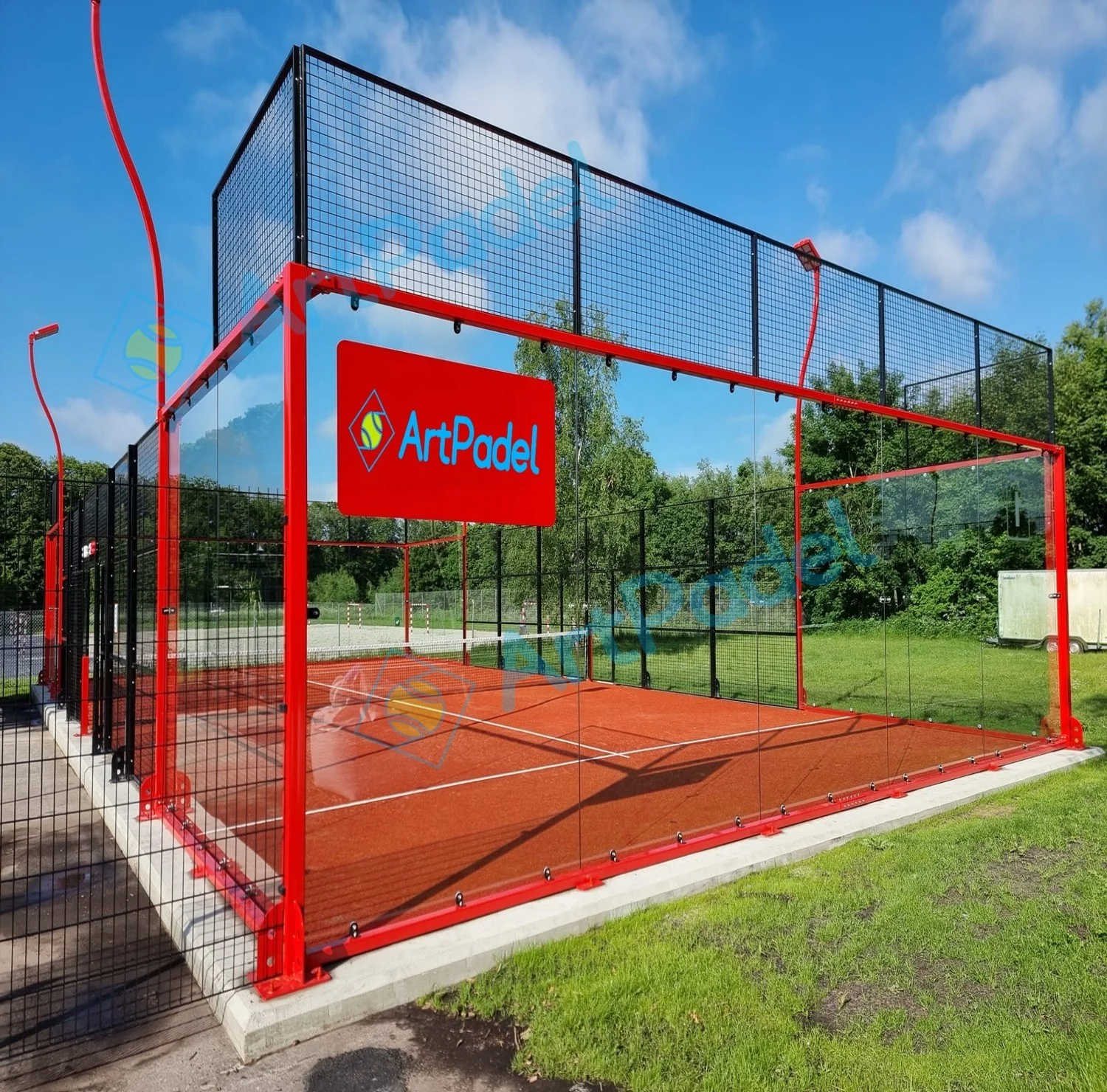 Padel Court Cover Roof Tennis Court Fence Padle Tennis Padel Fields Paddle Court Supplier Factory