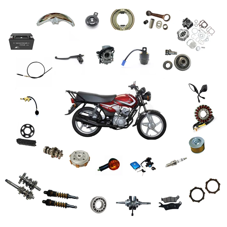 Motorcycle Parts Motorbike Parts Accessories for TVS 125 Spare Parts Motorcycle