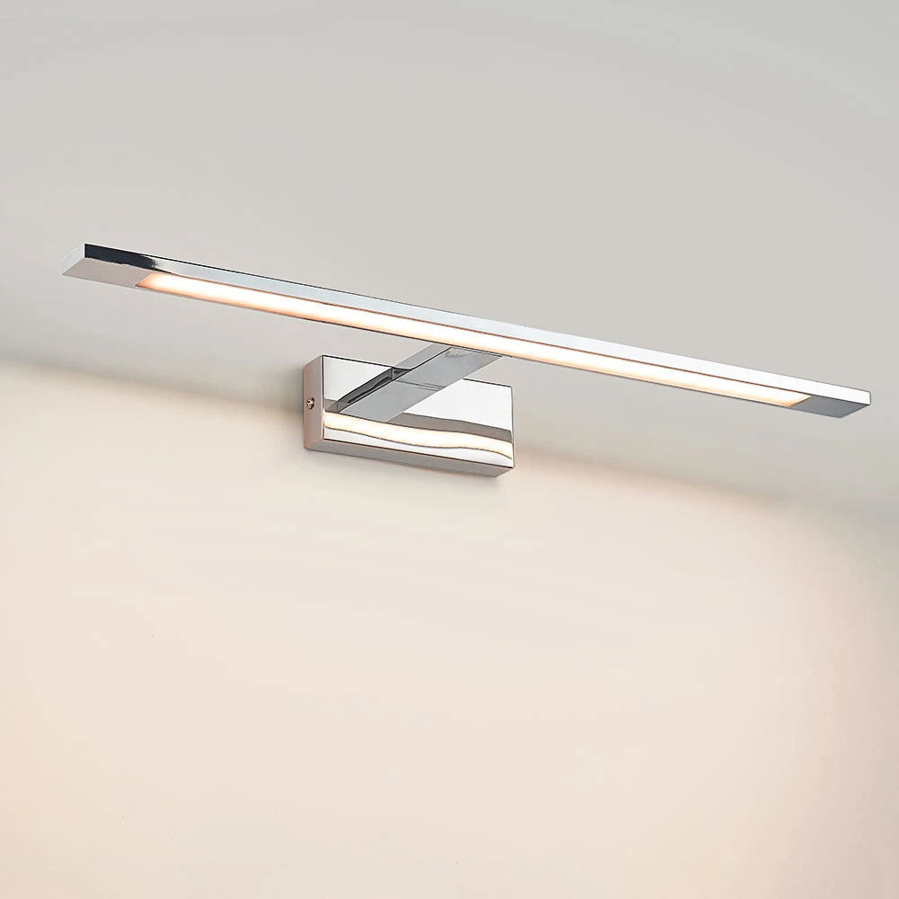 
Modern hotel wall lamp wall mounted vanity lights makeup lamps modern indoor wall lights chrome led vanity mirror light 