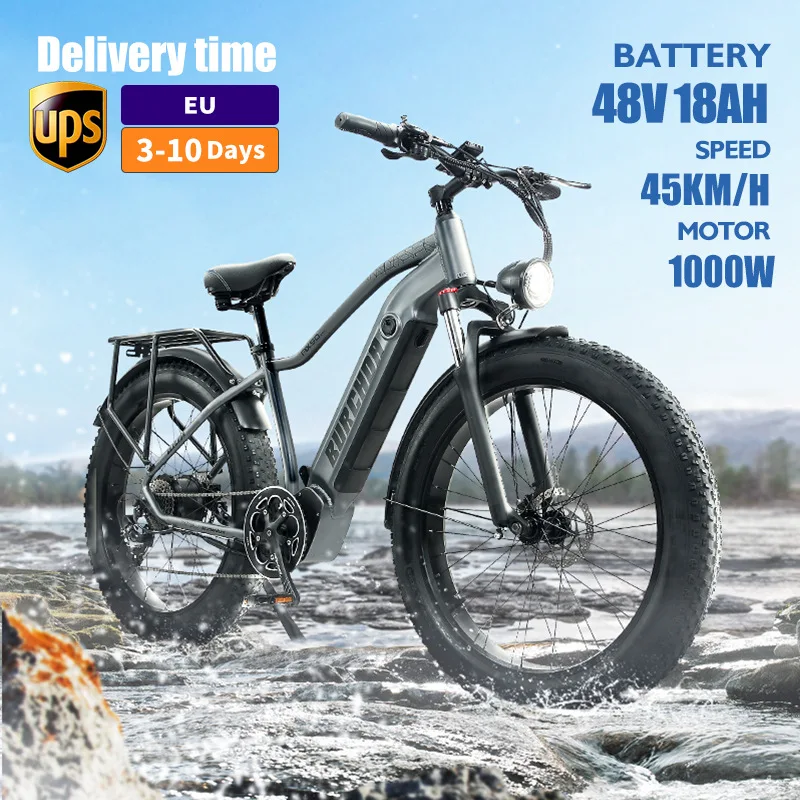 EU Stock Drop-shipping BURCHDA RX50 1000W 18AH New Electric Mountain Bike Electric Bicycle bmx bike