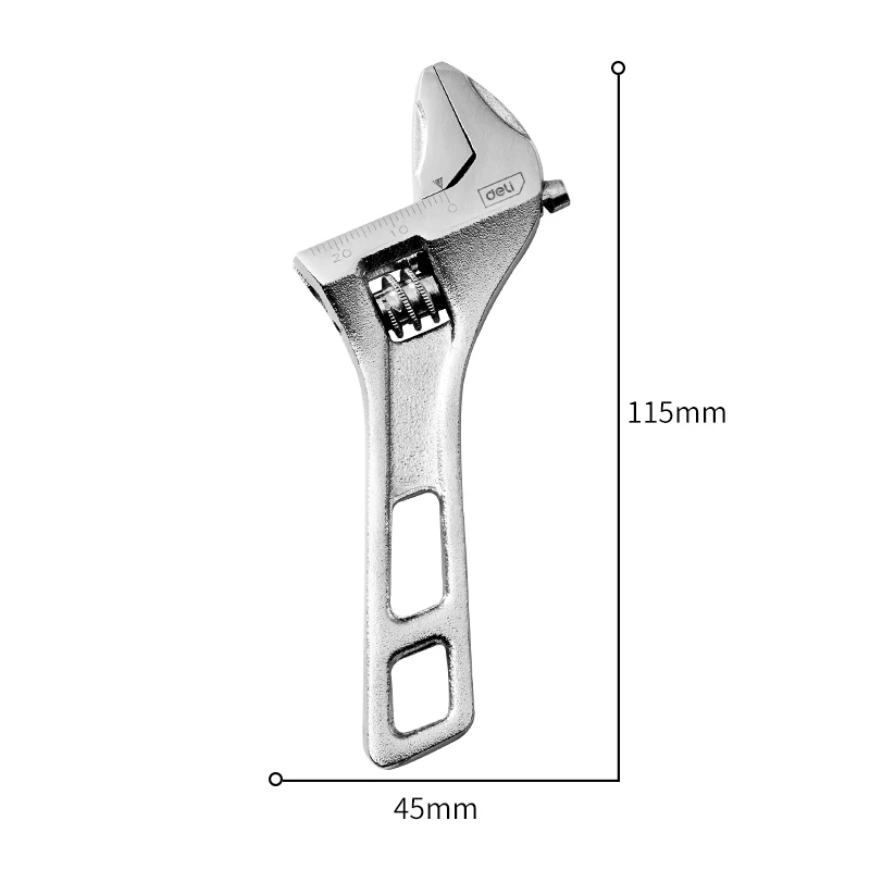 Deli open torque wrench Adjustable Spanner Large clamp size for wider usage