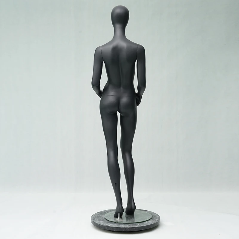 Модный женский манекен в виде позы черный из пенопласта для всего тела демонстрации одежды