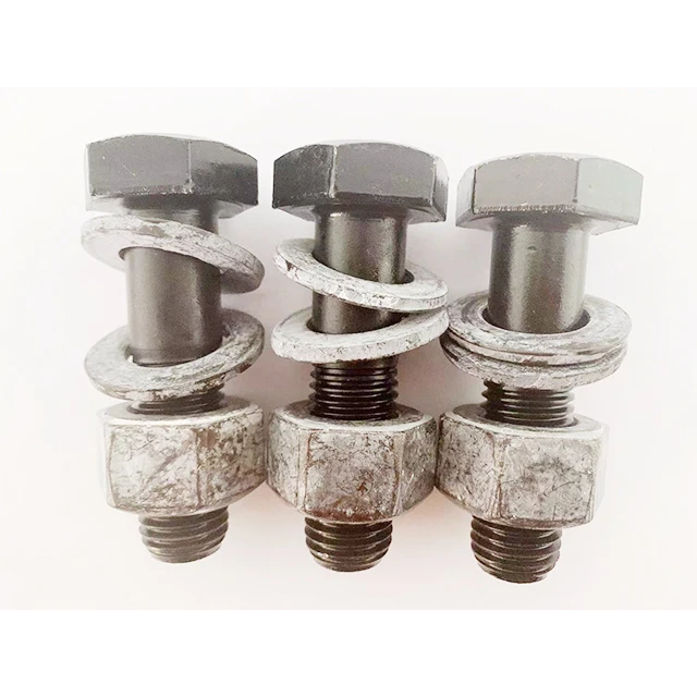 China manufacturer factory price 10.9s high strength bolts and nuts for steel structure dacromet bolts 10.9