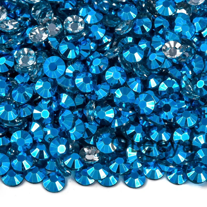 Oleeya Factory Wholesale Resin 3mm 4mm 5mm Resin Flatback Rhinestones Non Hotfix Rhinestone for Tumblers Resin Crafts DIY